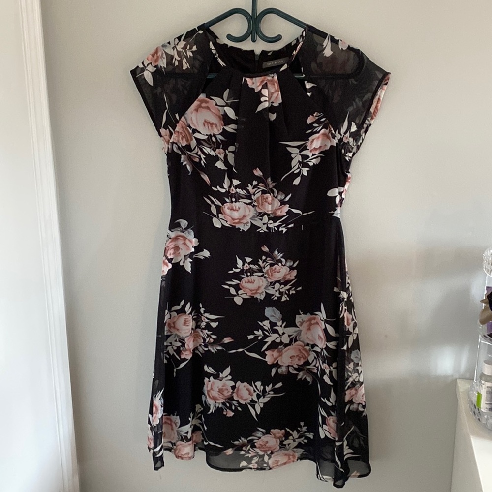 Evening floral dress